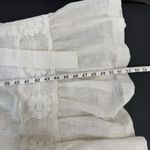 Vtg Sz 5 Maxi Dress Empire Waist Prairie Boho Peasant Lace Tiered Cottagecore Photo 12