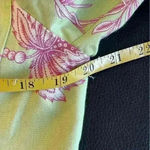 3 Sisters Green & Pink Lined Short Blazer Jacket Size Medium Floral Feminine Photo 6