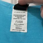 Wrapper Excellent Condition Turquoise Ruffle Tank Photo 5