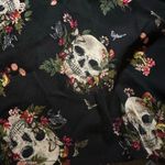 Torrid baby doll hi low skull mushroom floral blouse 4 Photo 1
