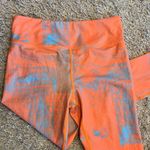 Zyia  Active Light & Tight Orange Weave High Rise 7/8 Leggings Size XXL Photo 4