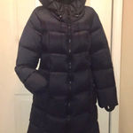 Women's Michael Kors M long, down, puffer coat. Black Puffer Coat Size M Photo 0
