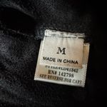 fab'rik  Black Sheath faux suede fringe Dress short sleeve M concert festival Photo 11