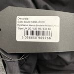 Disturbia Marcia Broderie Midaxi Dress in Black size 16 Puff Sleeve NWT Cotton Photo 9