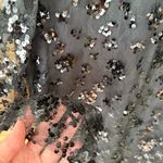 ZARA  sequin mesh black dress size M Photo 4