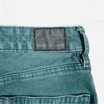 American Eagle Mom Straight Jean Teal Corduroy Stretch Women, Size 0 Photo 6