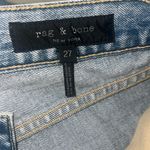 Rag and Bone  MDson W Hole High Rise Ankle raw hem  size 27 New Photo 5