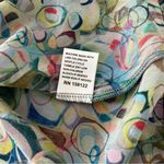 APNY Semi Sheer Abstract Multi Color Pullover Print Tunic, Sz S Photo 12