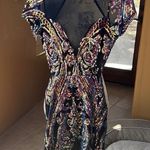 Lucy in the Sky NWOT Black Multi Sequin Mini Dress Size Medium Photo 0