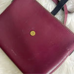 J.Crew Burgundy Leather Crossbody Purse Photo 5