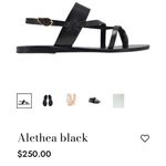 Ancient Greek Sandals Alethea Black 38 $250 hand made Greece Size 7.5 Photo 10