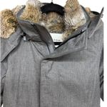Babaton Aritza Oskar Parka Jacket Faux Fur Lined Down Fill Charcoal Women’s XS Photo 2