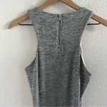 Top Shop Gray Silver Back Zip Dress US 8 Photo 5