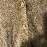 Grace Karin  Brown Fuzzy Cardigan V-Neck Photo 2