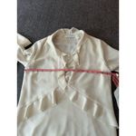 IRO  Cream Ruffled Blouse‎ Size 36 Photo 5