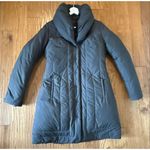 Elie Tahari down fill cocoon puffer jacket charcoal size M Photo 8