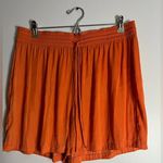 Rachel Roy sz large Orange Silky feel Shorts Photo 0