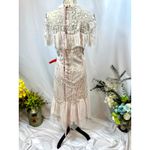 Mac Duggal Floral Embroidered Sheer Mesh Dress Blush 12 Photo 14