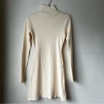 Princess Polly Mella Cream Off White Knit Long Sleeve High Neck Mini Dress M/L Photo 6