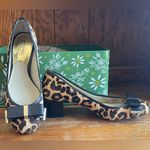 Michael Kors NWOB  Leopard Print Heel w/ Black Leather Bow & Gold Detail Size 8.5 Photo 9