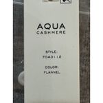 AQUA Cashmere Shirttail Hem Layered Look Cashmere Sweater Size XS Flannel Gray Photo 7