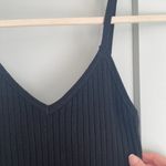 7 For All Mankind NWT  Black Ribbed Tank Sweater Dress Photo 1