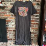 Natural Life  Gray Floral Waffle Knit Maxi Dress, S Photo 1