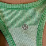 Lululemon Green Stripe Swiftly Tank Top Photo 8