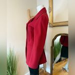 J.Crew Double-Breasted Wool Red Peacoat Small Y2K Photo 8