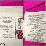 The Bikini Lab NEW  Fringe Bandeau Bikini Top size S Pink Photo 2