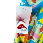 Lands End Swim Dress 16 Floral Tummy Control Surplice Wrap Chlorine Resistant Yellow Photo 7