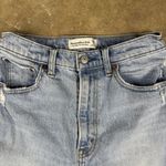 Abercrombie & Fitch Ultra High Rise KickFlare Women’s Jeans 26/2R Distressed Hem Photo 2