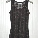 Croft & Barrow  Brown Crochet Cover Up Dress Photo 4