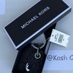 Michael Kors Logo Bottle Opener Key Fob- Black Photo 2