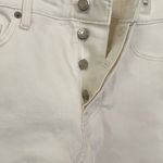 Old Navy Off White Denim Skirt Photo 2