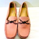 Lands' End Womens Driving Moccasin Pink Suede Slip On Size 8 #470963 Photo 2