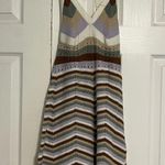 Pink Rose Multicolor Knit Halter Dress Photo 0