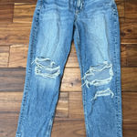 American Eagle Outfitters Blue Distressed Jeans Photo 0