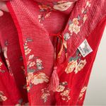 Xhilaration  Kimono Robe Cover Up Floral Print Size Xl/XXL Rayon Boho Beachy Photo 4