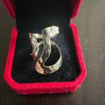 Chunky Gold Statement Ring for Women Gold Knuckle Ring Size 7 Photo 1