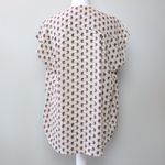 Pleione  Nordstrom Paisley Short Sleeve Blouse M Photo 1