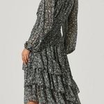 ASTR  Ruffle Chiffon Floral Dress Photo 0