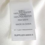 Bisou Bisou White Lace V-Neck Lace Up Formal Mini Dress Size 8 Photo 7