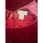 Spiegel Vintage Burgundy Silk Blend Velvet Sheath Dress Size 10 Red Photo 8