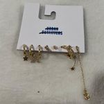 Urban Outfitters Gold Star and Moon Earring Set Photo 0