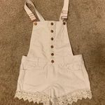 White denim shorts overalls Size 2 Photo 0