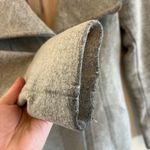 Aritzia Babaton Gray Button Front Wool Midi Length Connor Coat Photo 10