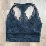Urban Outfitters UO Black Lace Racerback Bralette Photo 2