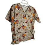 UA Scrubs Thanksgiving Scrub‎ Shirt Size M Photo 2