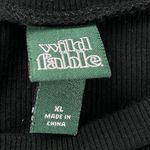 Wild Fable  Crop Top T Shirt Womens XL Black Heart Fitted Stretch Casual Y2K Cute Photo 10